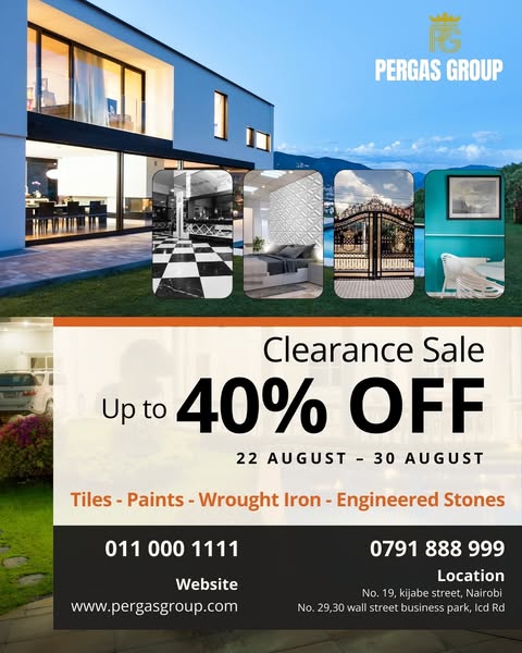 Clearance sale