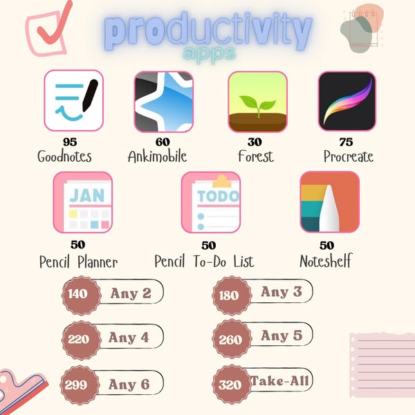 Productivity apps