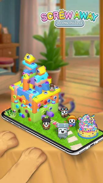 Screw Away: 3D Pin Puzzle