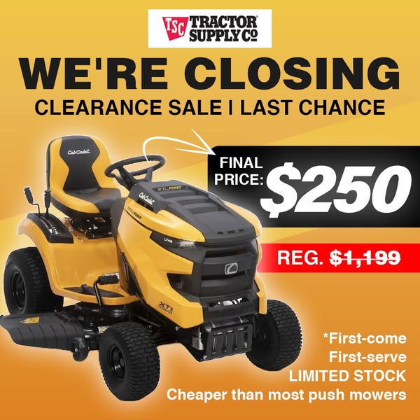 Clearance Sale