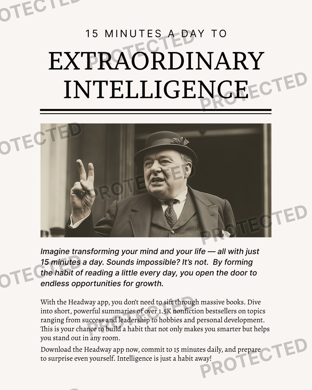 Extraordinary surprise