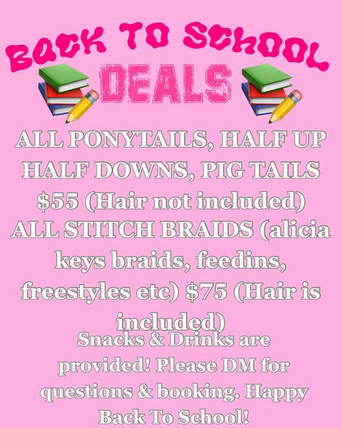 Back to school deals
