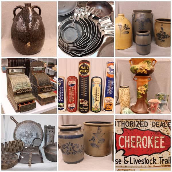 Antique items advertising
