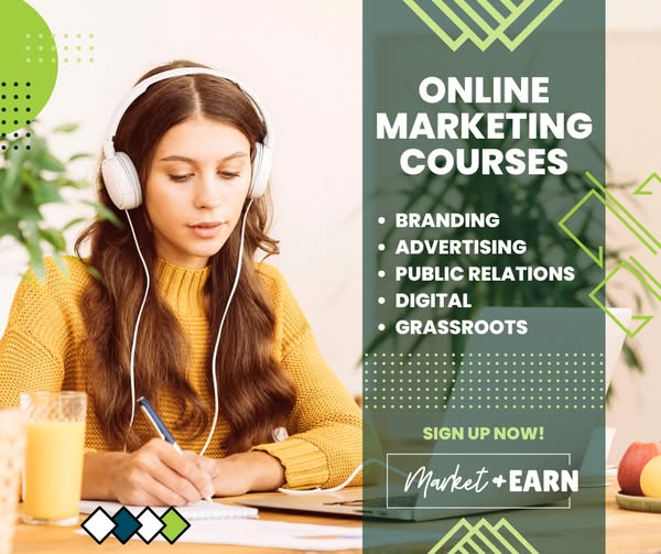 Online courses advertising