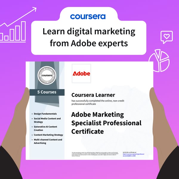 Online courses advertising