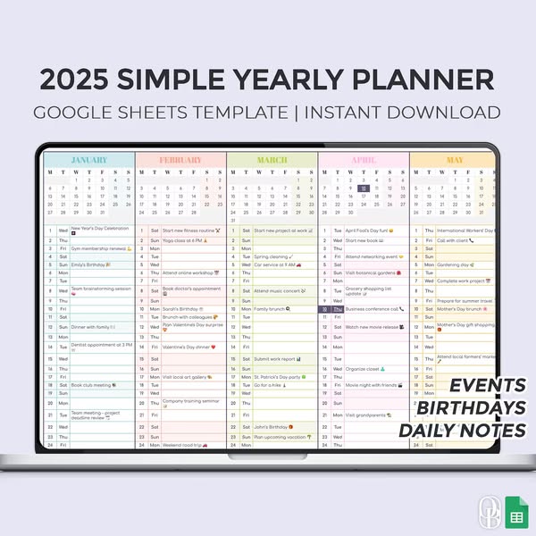 Yearly Planner